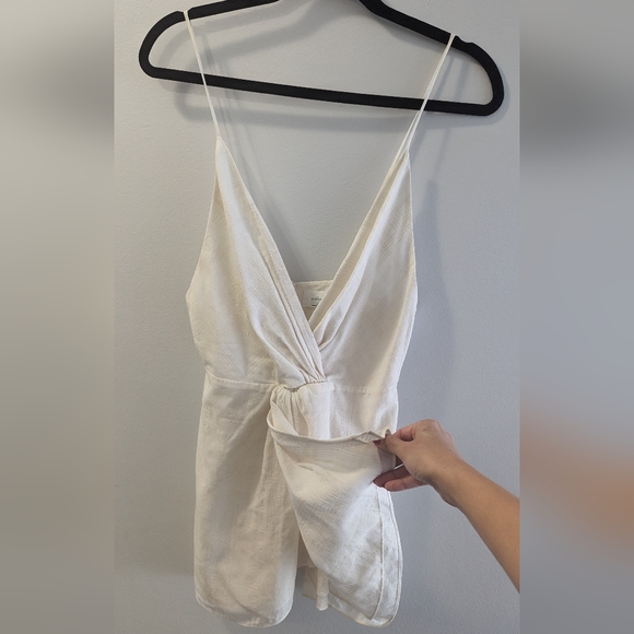 Linen V-neck tank - Picture 2 of 6